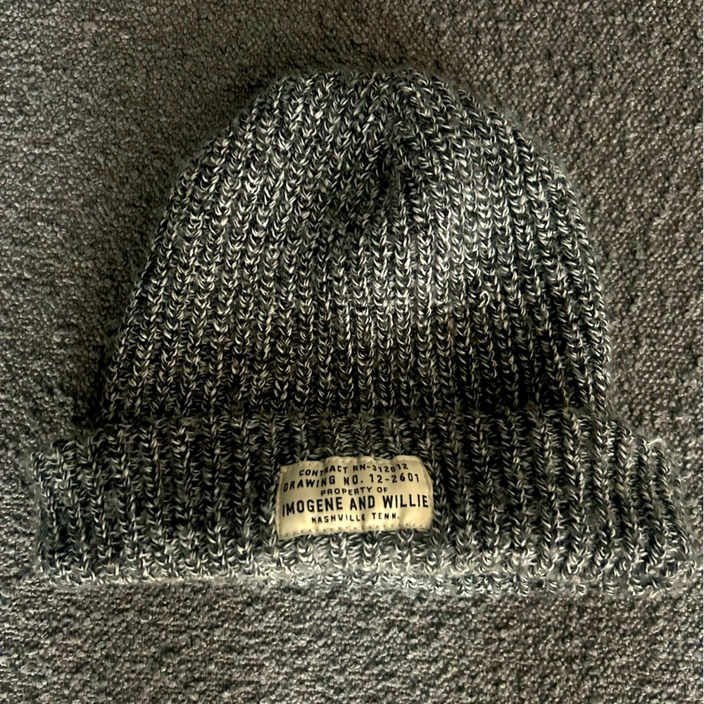 SOLD - Imogene + Willie marled acrylic watch cap beanie